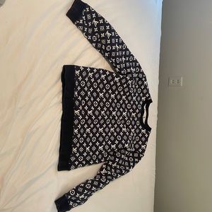 Mens Louis Vuitton monogram sweatshirt